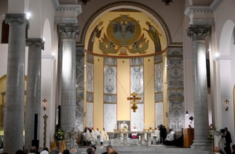 Mass in the Church of Saint Anselmo