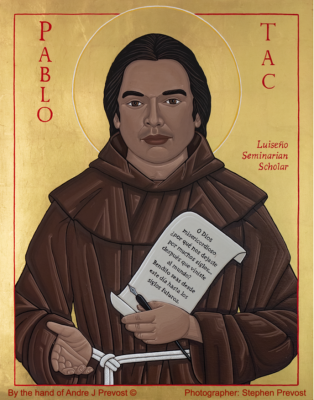 Icon of Pablo Tac by Andre Prevost