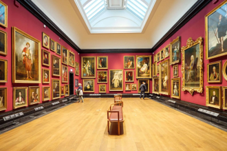 Historical paintings by various artists,  in the National Portrait Gallery, London  © Alamy