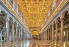 Interior of St Paul Outside the Walls, Rome © Alamy