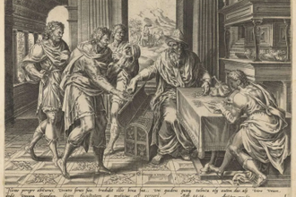 The Parable of the Talents, by Lucas van Doetechum, Engraving published circa 1565 © Wikimedia