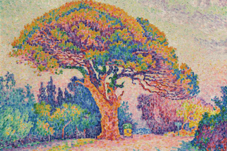 The Pine Tree at Saint Tropez, by Paul Signac © Pushkin Museum, Moscow / Wikimedia Commons