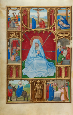 The Seven Sorrows of the Virgin, from Prayer Book of Cardinal Albrecht of Brandenburg, by Simon Bening, 1525-1530 © Getty Museum, Los Angeles
