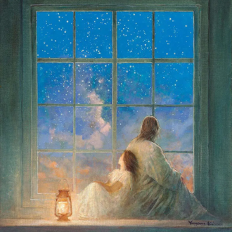 Trust in Jesus, Painting by Yongsung Kim, 2019,  Oil on canvas  © Yongsung Kim, all rights reserved