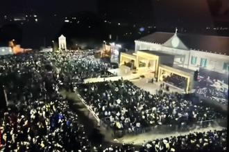 The huge youth gathering with Pope Leo in Bkerké