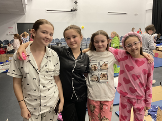 St John Bosco students during the sleepover