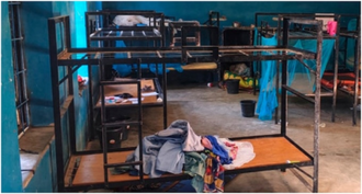 Empty beds in student dormitory, St Mary's Catholic School on 21 November. Image: Rev Bulus Dauwa Yohanna, Chairman of Christian Association of Nigeria, Niger state chapter, Catholic Bishop of Kontagora Diocese