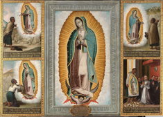 Image and Apparitions of Our Lady of Guadalupe, Painted by José Juárez, 1656 © Monasterio de Sor María de Jesús de Ágreda, Soria, Spain