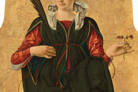 Saint Lucy, by Francesco del Cossa, Painted circa 1473/1474, © National Gallery of Art, Washington