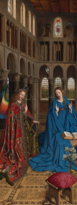 The Annunciation by Jan Van Eyck,1434-1436 © National Gallery of Art, Washington