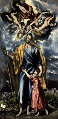 St Joseph and the Christ Child, El Greco © Museo de Santa Cruz, Toledo