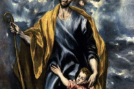 St Joseph and the Christ Child, El Greco © Museo de Santa Cruz, Toledo