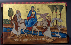 Icon at Orthodox vesper during WCC Central Committee meeting, Johannesburg 18-24 June 2025. Photo: Albin Hillert/WCC