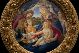 The Madonna of the Magnificat, by Sandro Botticelli,  1483 © Galleria degli Uffizi, Florence
