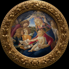 The Madonna of the Magnificat, by Sandro Botticelli,  1483 © Galleria degli Uffizi, Florence