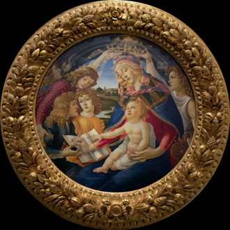 The Madonna of the Magnificat, by Sandro Botticelli,  1483 © Galleria degli Uffizi, Florence