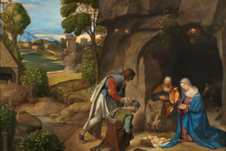 The Adoration of the Shepherds,  by Giorgione, 1505-1510 © National Gallery of Art, Washington