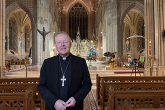 Archbishop Eamon Martin in Saint Patrick's Cathedral, Armagh. CCO archive