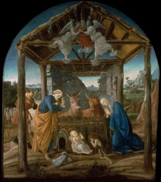 The Nativity  by Botticelli  1473-1475 © The Columbia Museum of Art, Gift of Samuel H Kress Foundation