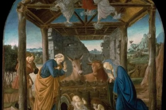 The Nativity by Botticelli 1473-1475 © The Columbia Museum of Art, Gift of Samuel H Kress Foundation