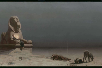 Rest on the Flight into Egypt by Luc Olivier Merson, 1879 © Museum of Fine Arts, Boston