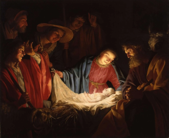 Adoration of the Shepherds,   by Gerard van Honthorst, 1622  © The Pomeranian State Museum, Greifswald, Germany