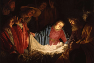 Adoration of the Shepherds, by Gerard van Honthorst, 1622 © The Pomeranian State Museum, Greifswald, Germany