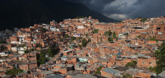 Informal housing on the hills around Caracas, Venezuela. Photo: Sean Hawkey/Life on Earth