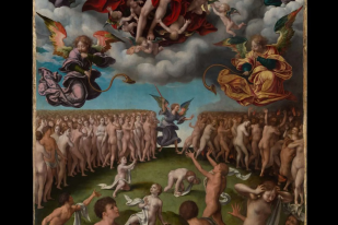 The Last Judgement, by Joos van Cleve  painted. 1525-30,  Oil on panel  © Metropolitan Museum, New York