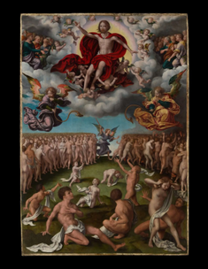 The Last Judgement, by Joos van Cleve  painted. 1525-30,  Oil on panel  © Metropolitan Museum, New York