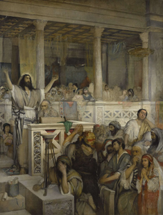 Christ Teaching at Capernaum, by Maurycy Gottlieb 1878-79 © National Museum, Warsaw
