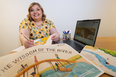 Elaine McGinlay with The Wisdom of the River