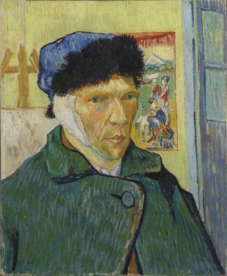 Self-Portrait with Bandaged Ear, by Vincent van Gogh, 1889 © The Courtauld Institute of Art, London