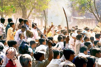 Communal violence.Image: Indian Currents