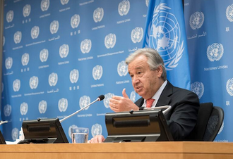 António Guterres. Image: United Nations
