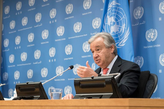 António Guterres. Image: United Nations