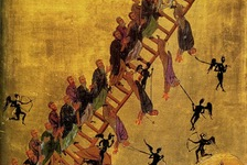 The Ladder of Divine Ascent. St Jacob's Monastery, Sinai. 12th c.