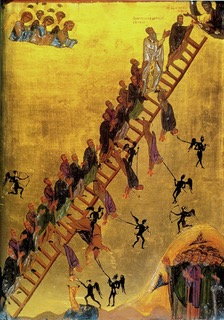 The Ladder of Divine Ascent. St Jacob's Monastery, Sinai. 12th c.