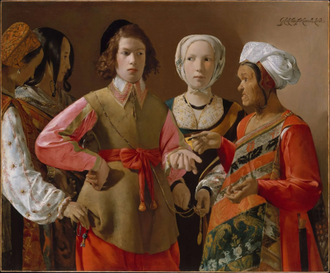 The Fortune Teller,  by Georges de La Tour, 1630 © Metropolitan Museum of Art, New York