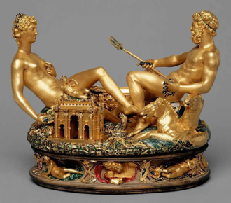 The Cellini Salt Cellar,  made by Benvenuto Cellini, 1540-1543 © Kunsthistorisches Museum Vienna