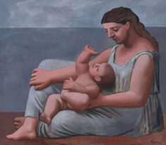 Mother and Child,  by Pablo Picasso,  1921, oil on canvas  © Alamy / Art Institute of Chicago