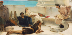 A reading from Homer by Sir Lawrence Alma-Tadema, 1885 © Philadelphia Museum of Art