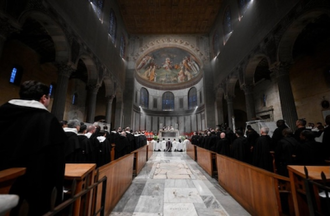 Basilica of St Sabina Ash Weds.  @Vatican Media