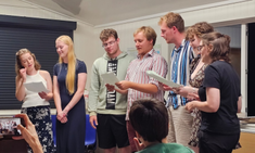 Helpers song - Trained Young adult volunteers run the creche and children and teenage programmes.