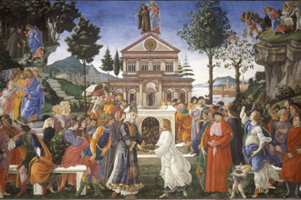 Temptations of Christ - Botticelli - Sistine Chapel