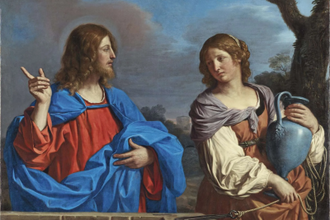 Christ and the Woman of Samaria at the Well,  by Il Guercino, 1640 - 1641  © Thyssen-Bornemisza National Museum, Madrid