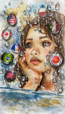 'Between Borders' the winning artwork