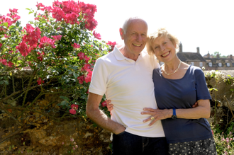 Fleur (wearing a CND ring?) and Colin