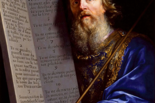 Moses Presenting the Tablets of the Law by Philippe de Champaigne, 1648   © Milwaukee Art Museum