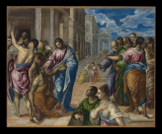 Christ Healing the Blind,by El Greco, 1570 © Metropolitan Museum of Art, New York